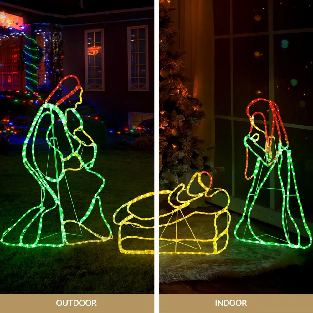 1.12M Christmas Lights Motif 552 LED Rope Light Outdoor Decoration