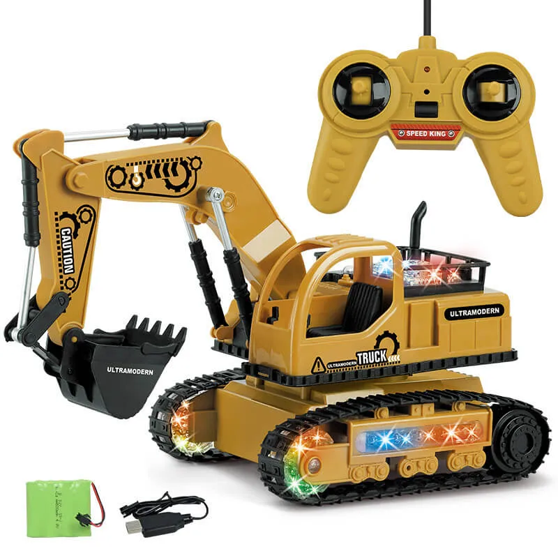 1:24 4CH RC Engineering Car Full Function Excavator Bulldozer Tractor Dump Truck Construction Vehicle