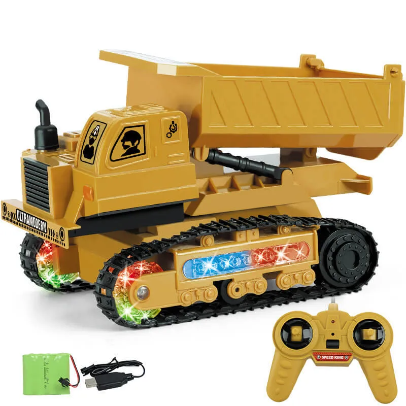 1:24 4CH RC Engineering Car Full Function Excavator Bulldozer Tractor Dump Truck Construction Vehicle