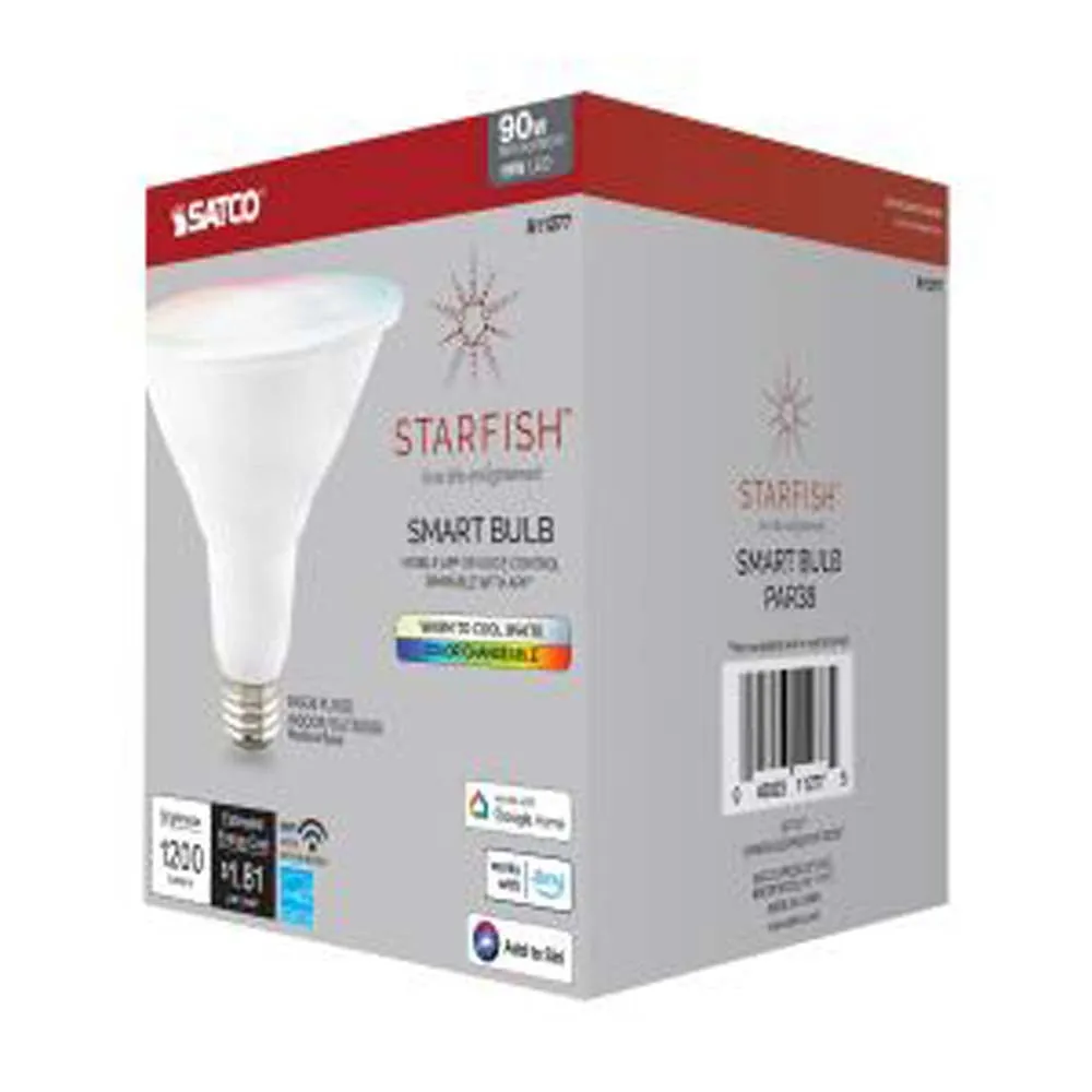 15W PAR38 LED RGB & Tunable White T20 Starfish IOT 1200 Lumens 120v