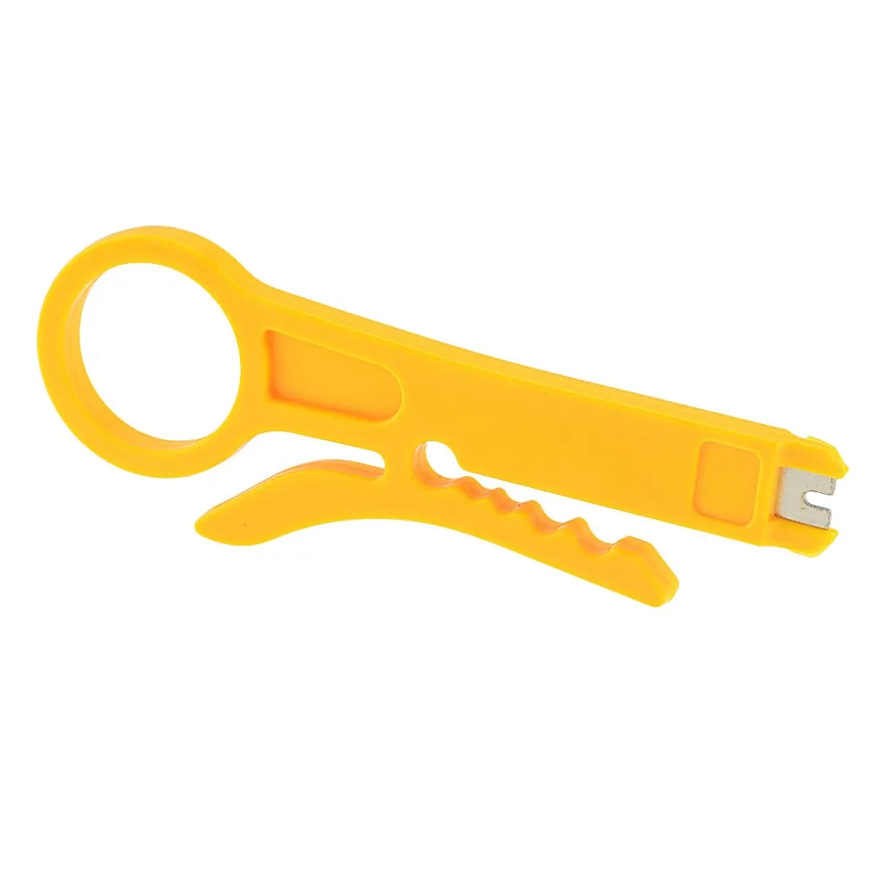 1PC Mini Pocket Portable Wire Stripper Knife Crimper Pliers Crimping Tool Cable Stripping Wire Cutter Crimpatrice Tool Parts