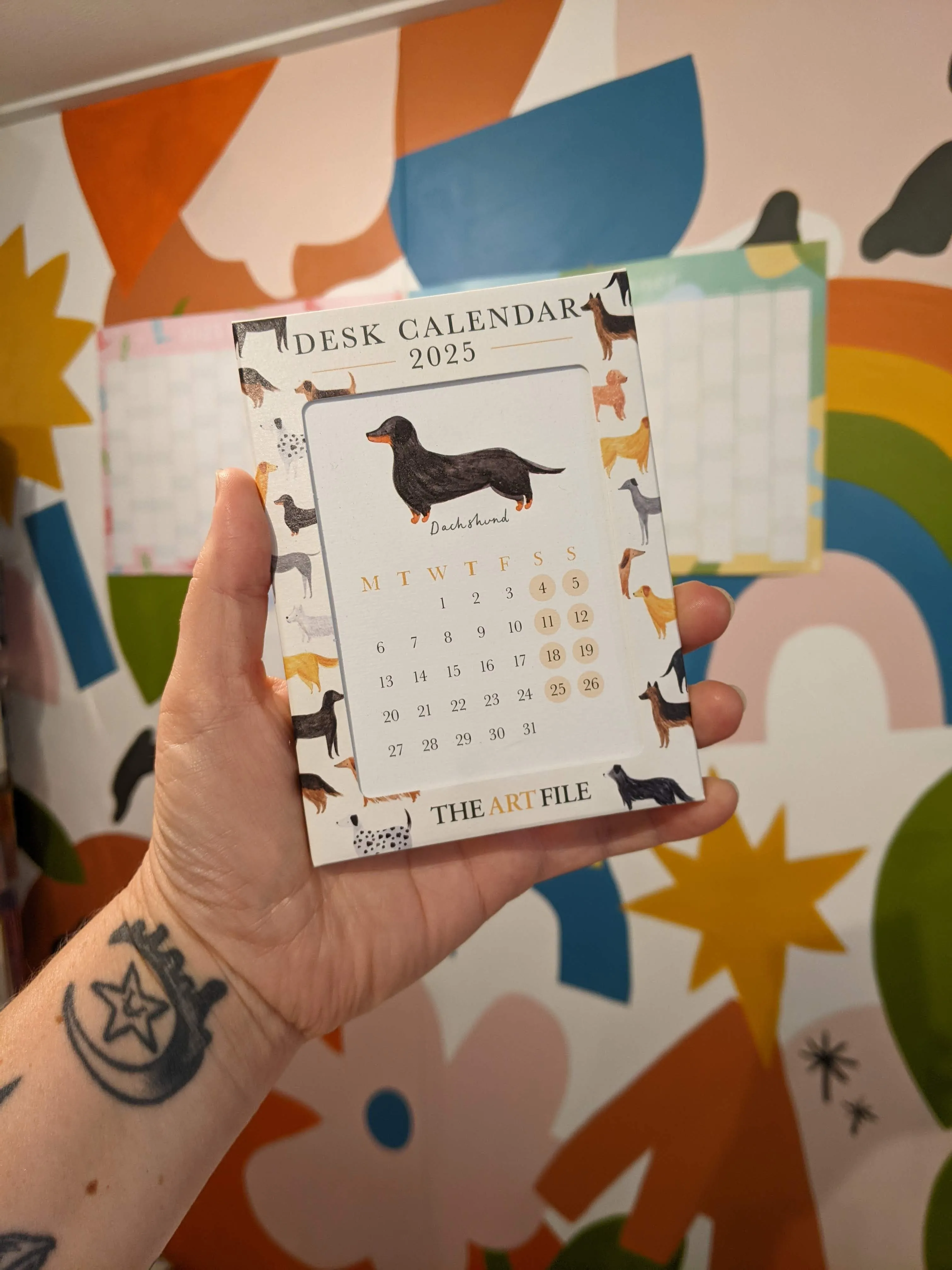 2025 Desk Calendar - Cats