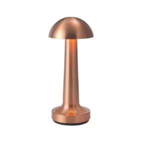 3 Light Intensities Portable Mushroom Desk Lamp Q-Tl142 Rose Gold - Shop Now For Best Deals