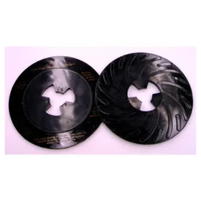 3M™ Disc Pad Face Plates, 7 in Dia, Hard, Black, 051144-80515