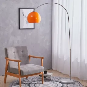 4ft-5ft Adjustable Arch LED Floor Lamp with Marble Base