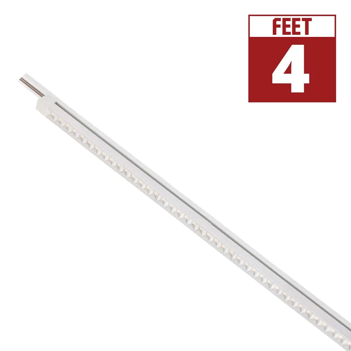 4ft LED Linear Track Bar 60W 3800 Lumens 3000K, Halo, 30°, White