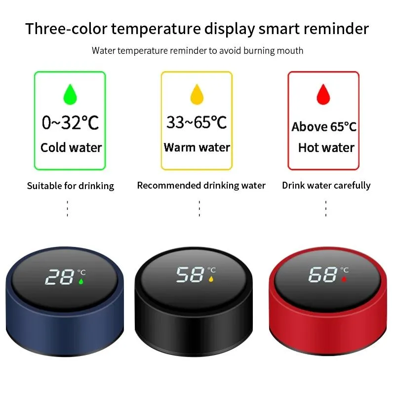 500ml Smart Vacuum Thermal Cup with LED Temperature Display