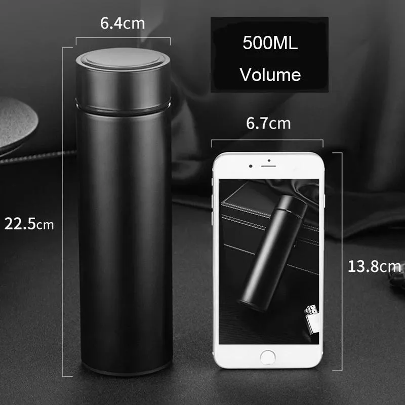 500ml Smart Vacuum Thermal Cup with LED Temperature Display