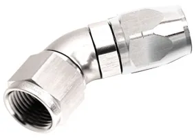 550 Series Cutter One-Piece Full Flow Swivel 45° Hose End -8AN AF552-08S