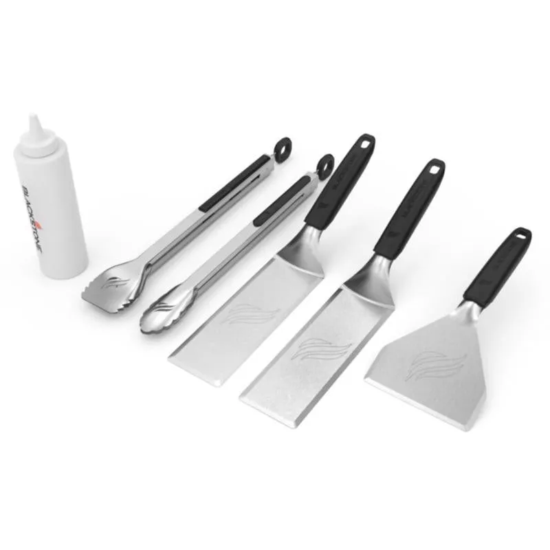 6 Piece Stainless Steel Silver Griddle Tool Set 5464