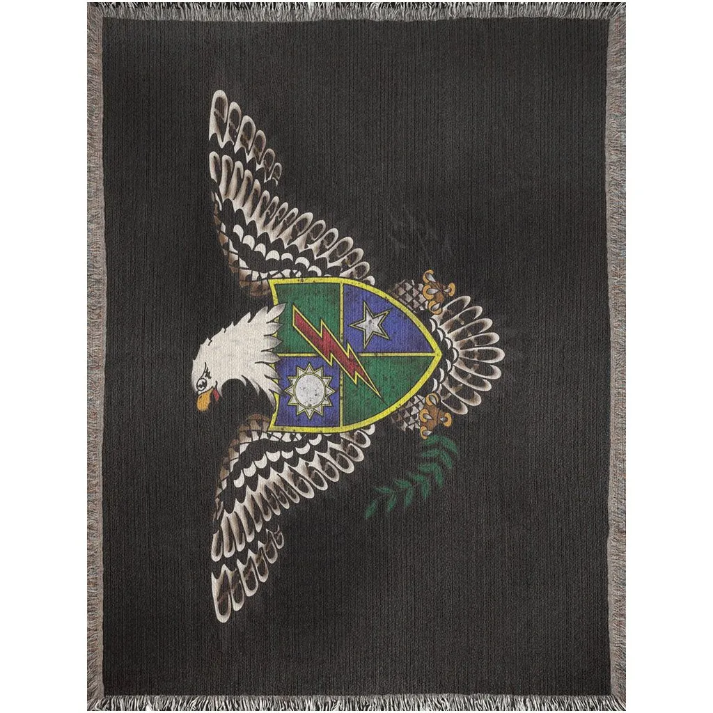 75th Traditional Eagle Woven Blanket