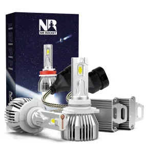 9005 LED Headlight Bulb 110W 13200LM 6500K White | NAOEVO NR Series, 2 Bulbs