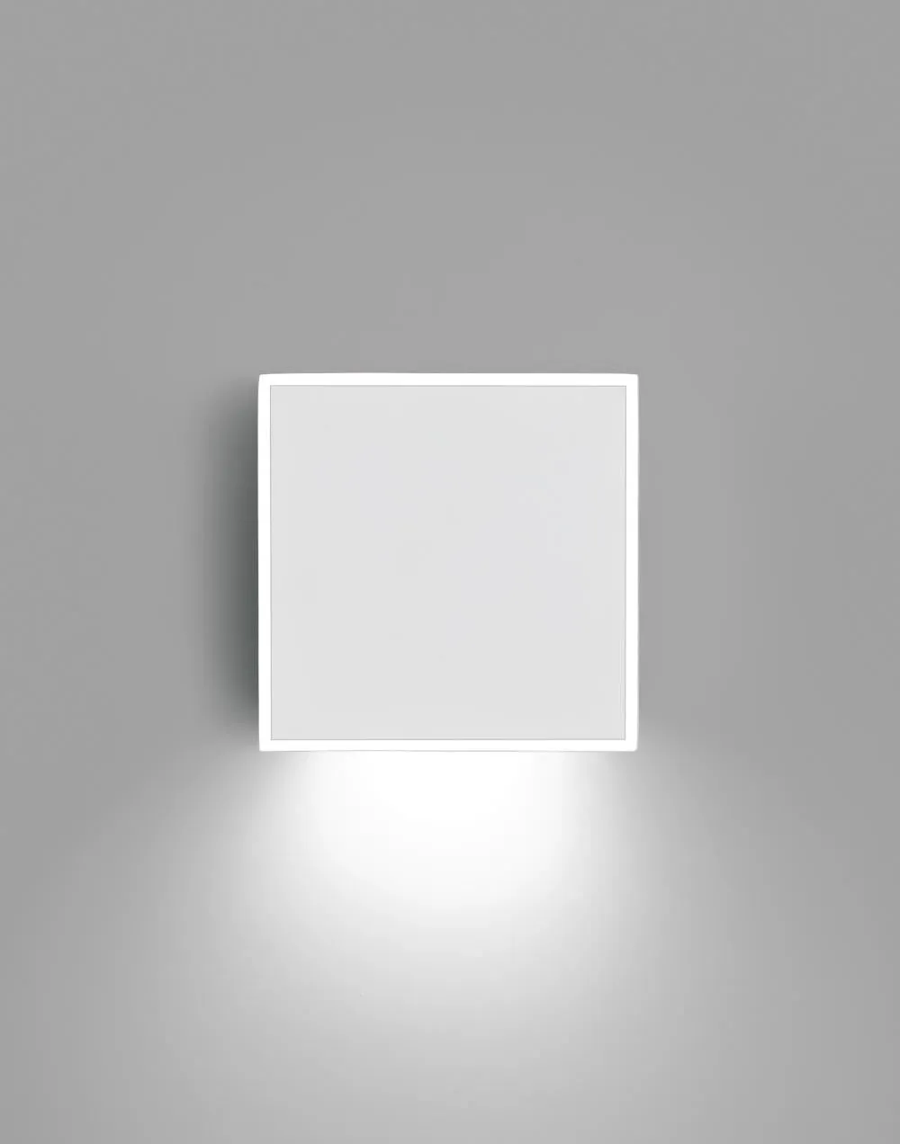 Alpha flush wall light