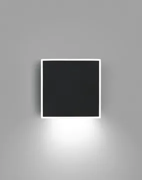 Alpha flush wall light