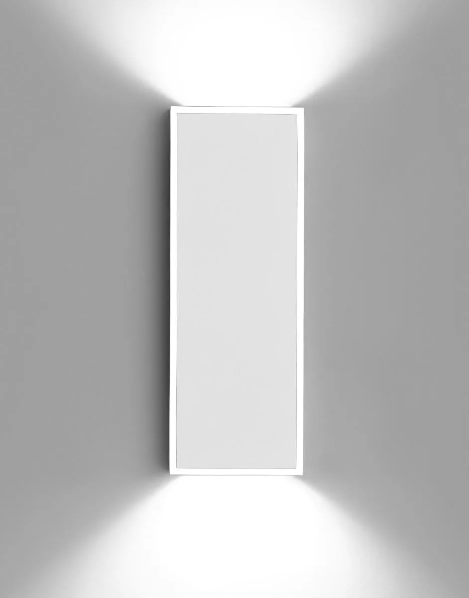 Alpha flush wall light