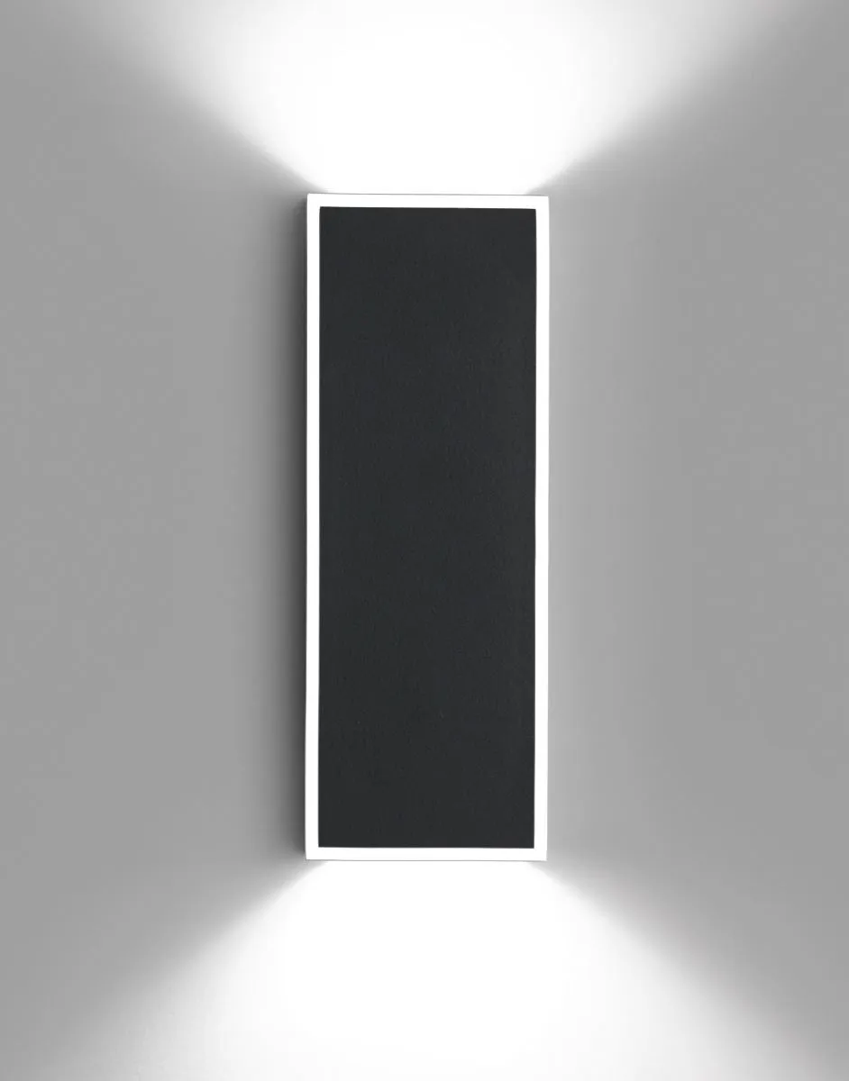 Alpha flush wall light