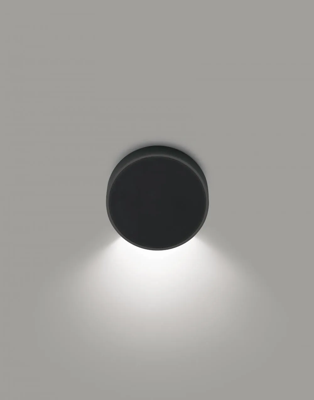 Alpha flush wall light