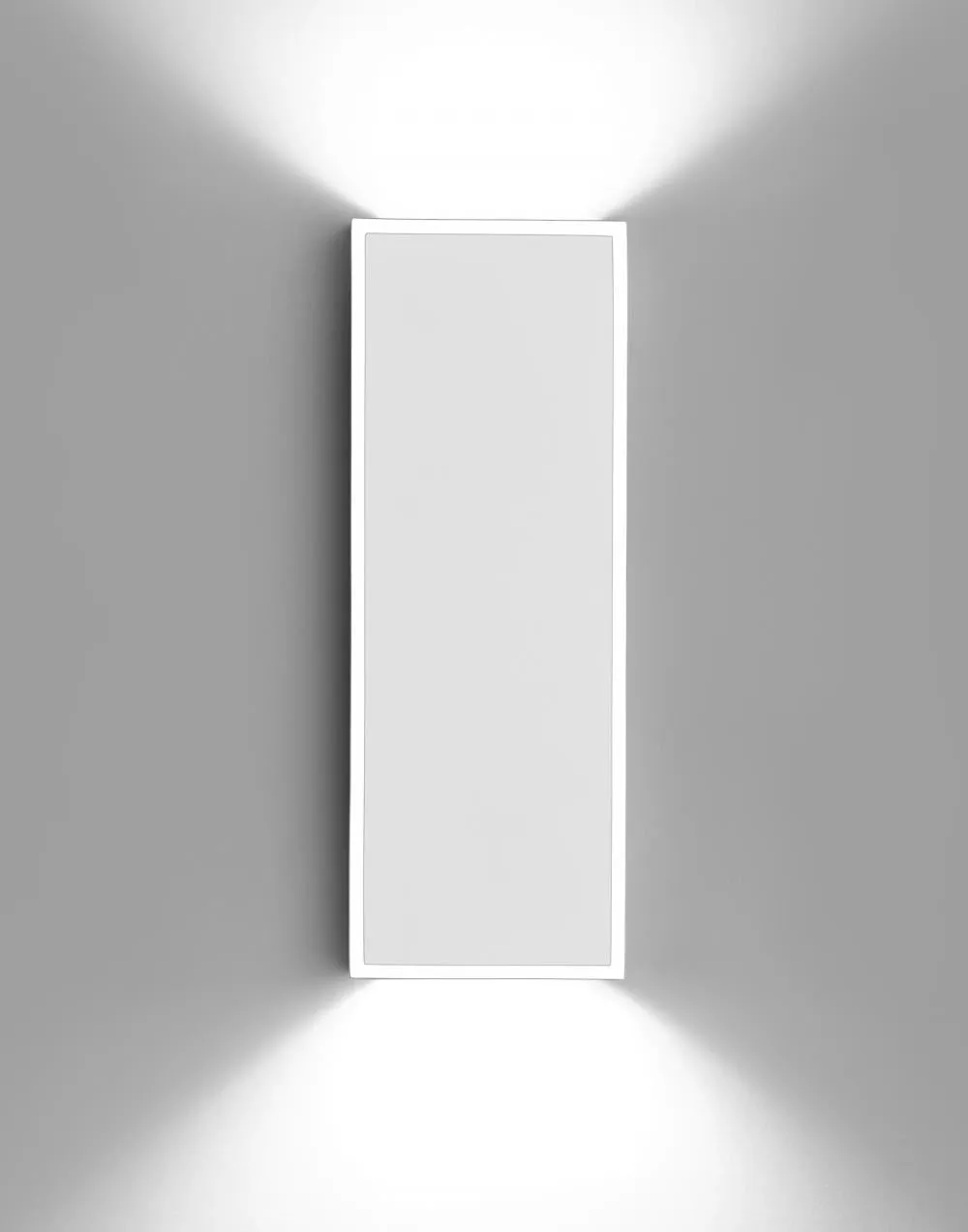 Alpha flush wall light