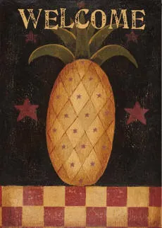 Americana Pineapple Garden Flag