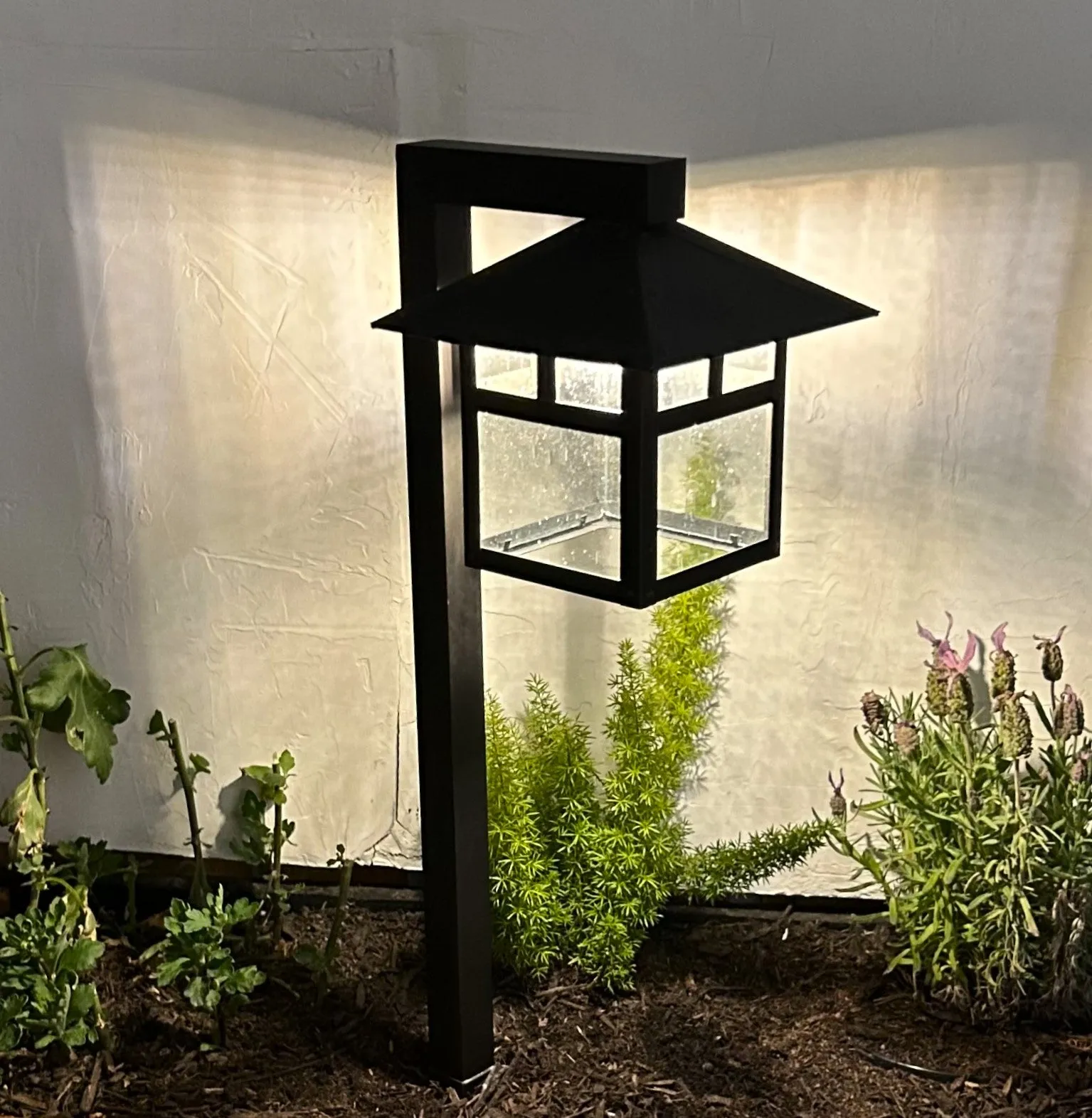 AmiArtisan Solid Brass Craftsman Lantern Pathway Light