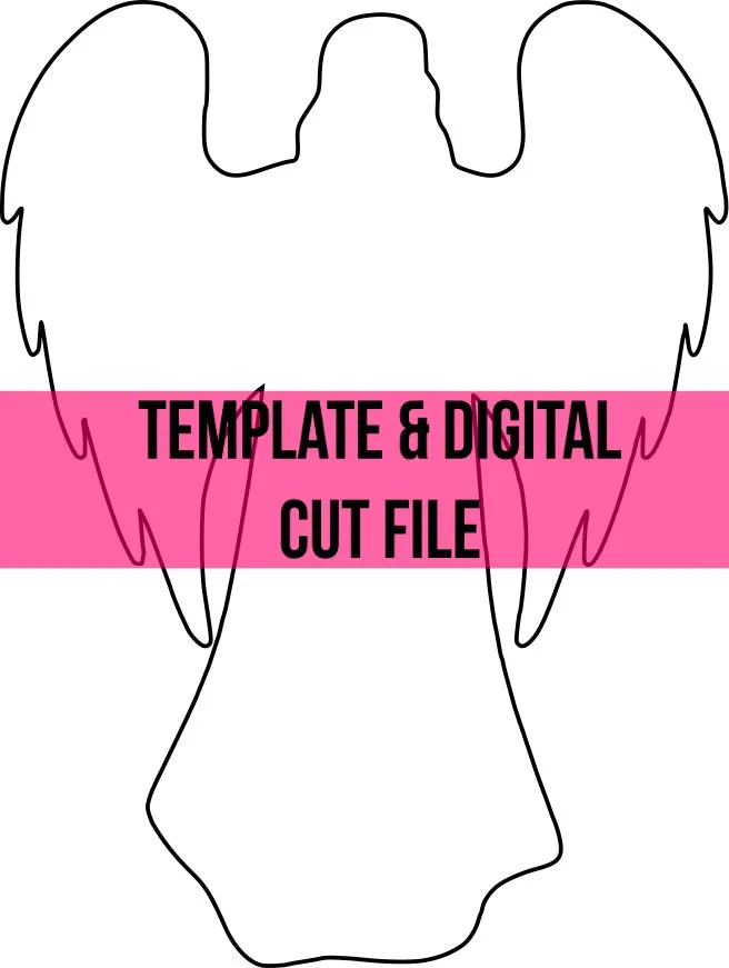 Angel Template & Digital Cut File