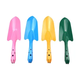 Annymall Mini Colorful Metal Garden Hand Shovel | 4 Pieces Set