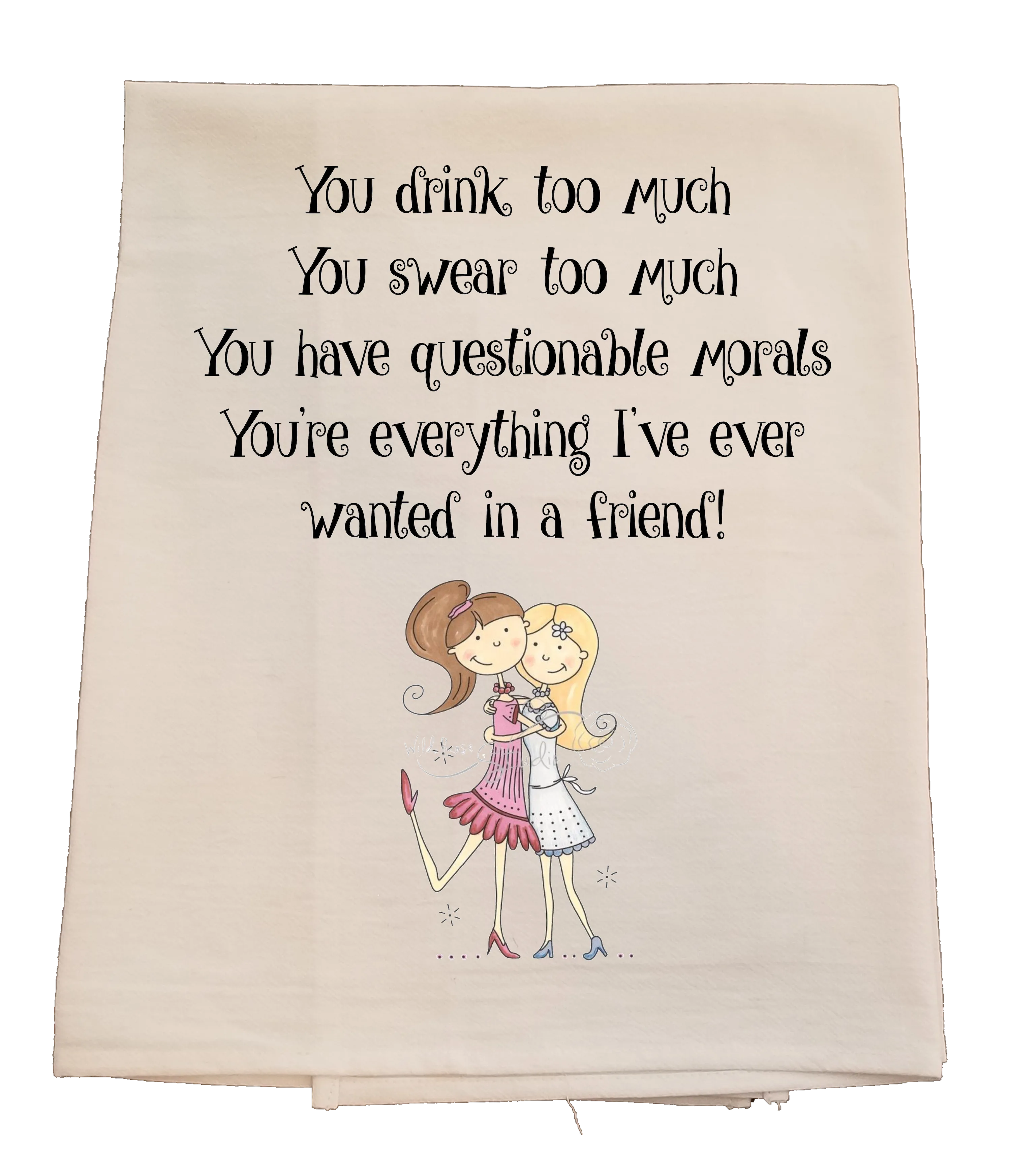 Best Friend Tea Towel