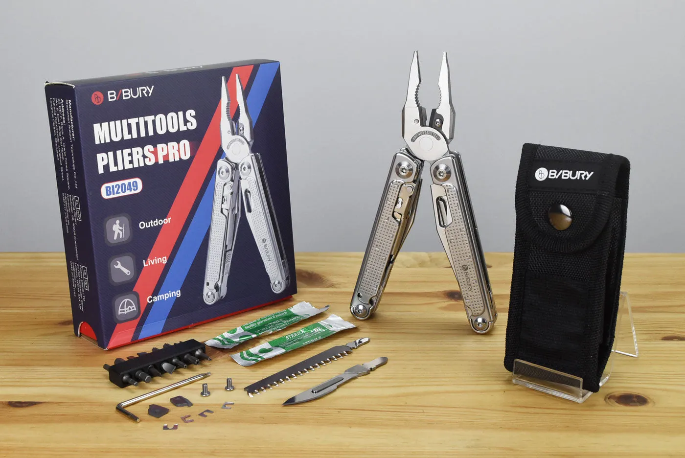 Bibury Plier Multitool Pro V2 (21-in-1)