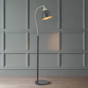 Black Metal Floor Lamp 160 cm