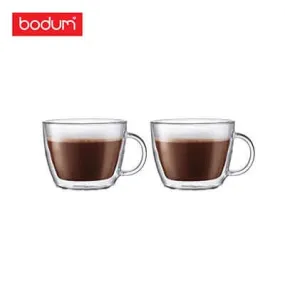 Bodum Bistro 2 Pcs Cafe Latte Cup Double Wall 0.45L