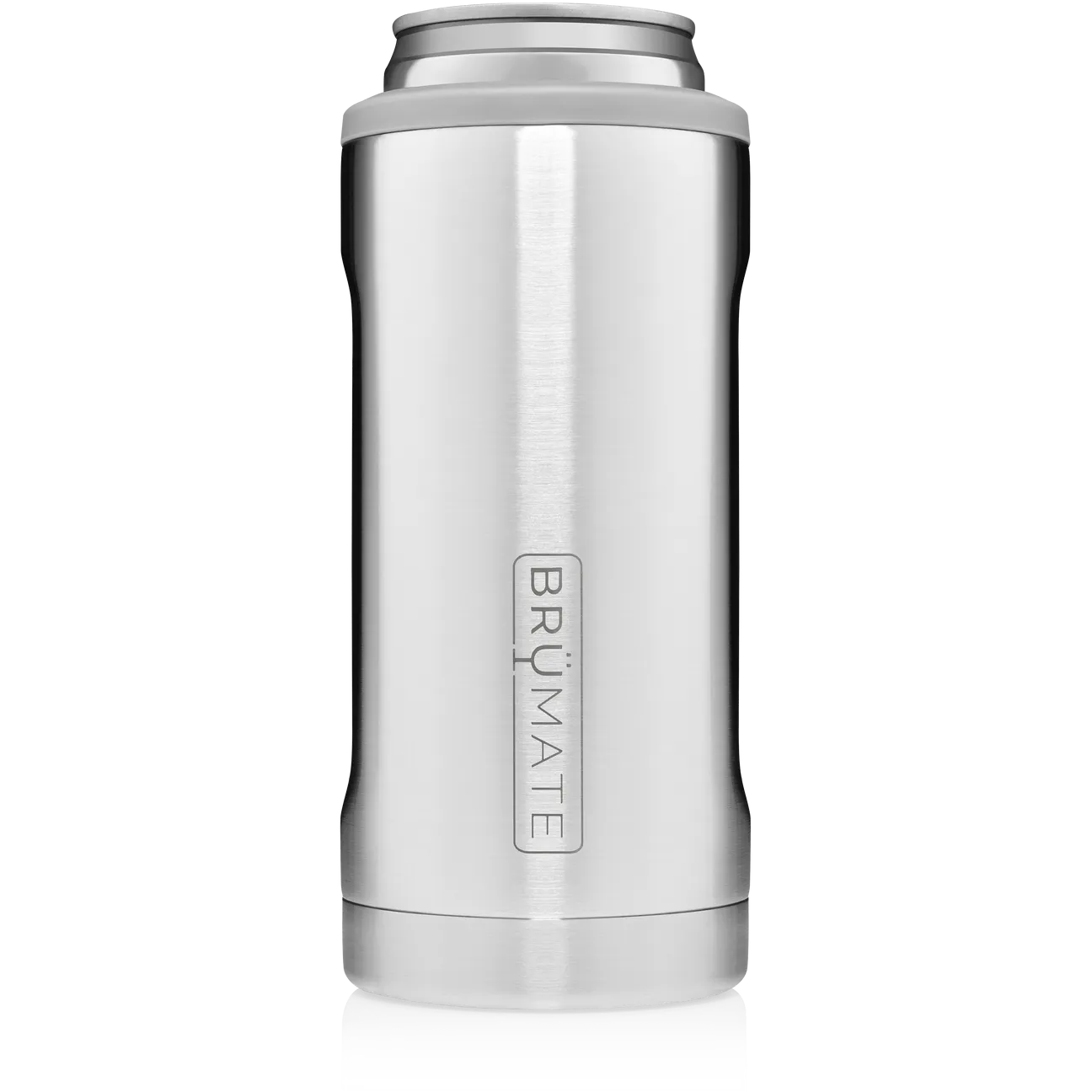 BrüMate Hopsulator Slim Can Cooler - Stainless