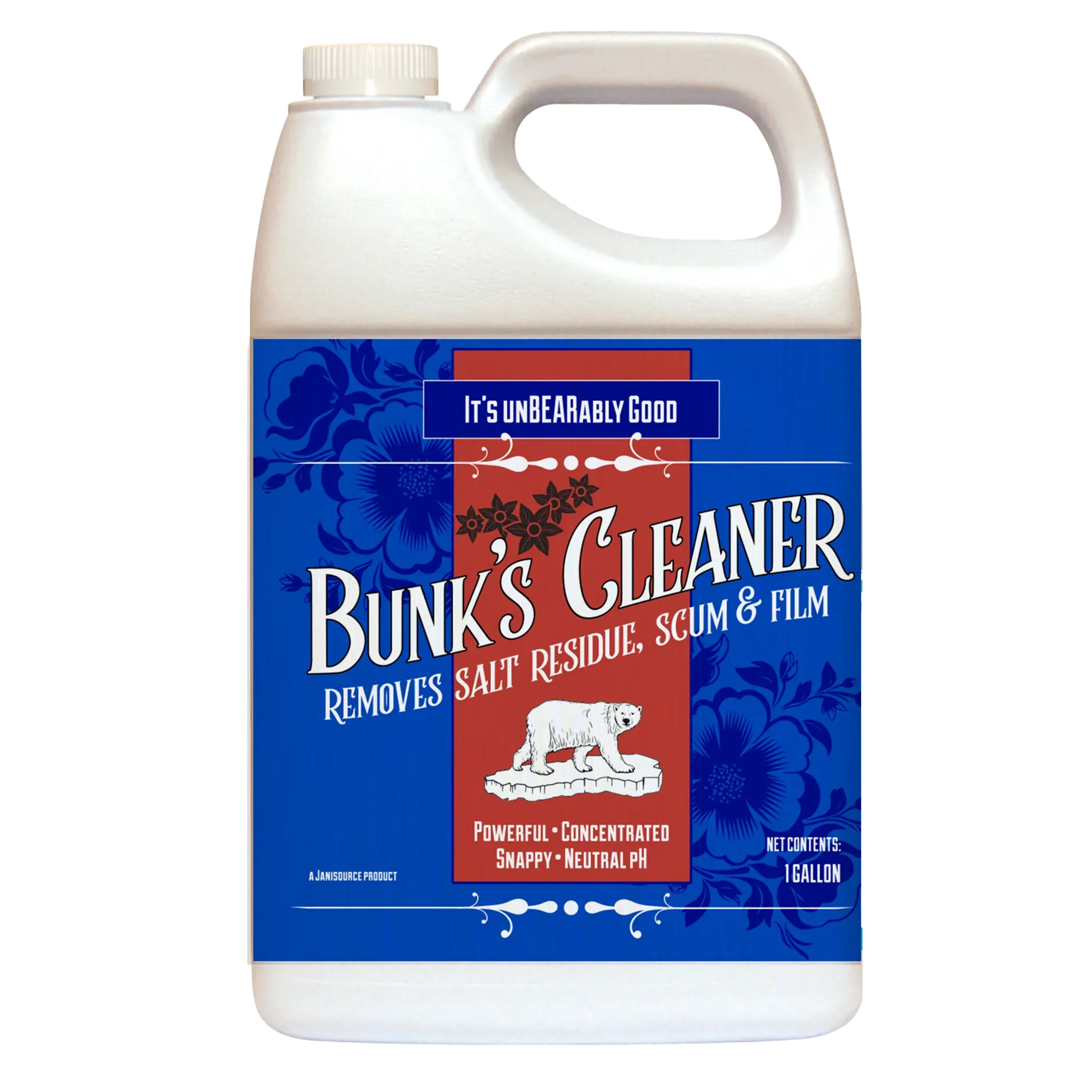 Bunk's Cleaner, Ice Melt Remover & Neutral Floor Cleaner, Gallon