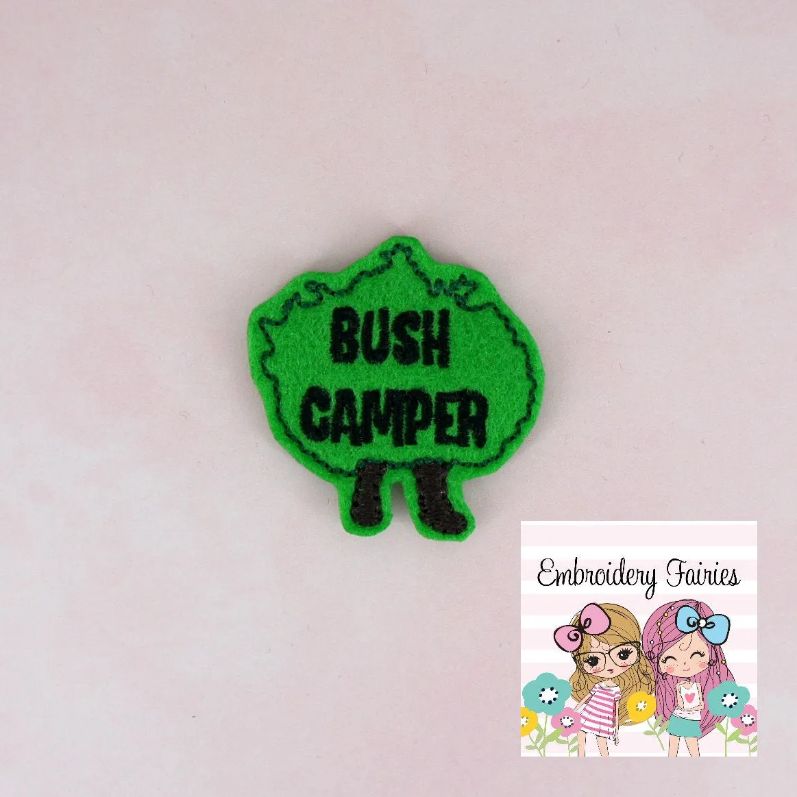 Bush Feltie File - Gamer Feltie - Video Game Embroidery Pattern- Machine Embroidery Design -  Embroidery Pattern - Feltie Design