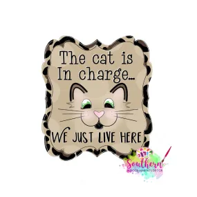 Cat in Charge Template & Digital Cut File