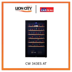 Chateau CW 343ES AT 34 Bottles Wine Cooler