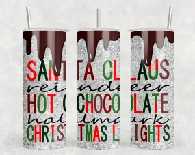 Christmas Feels 20oz Skinny Tumbler