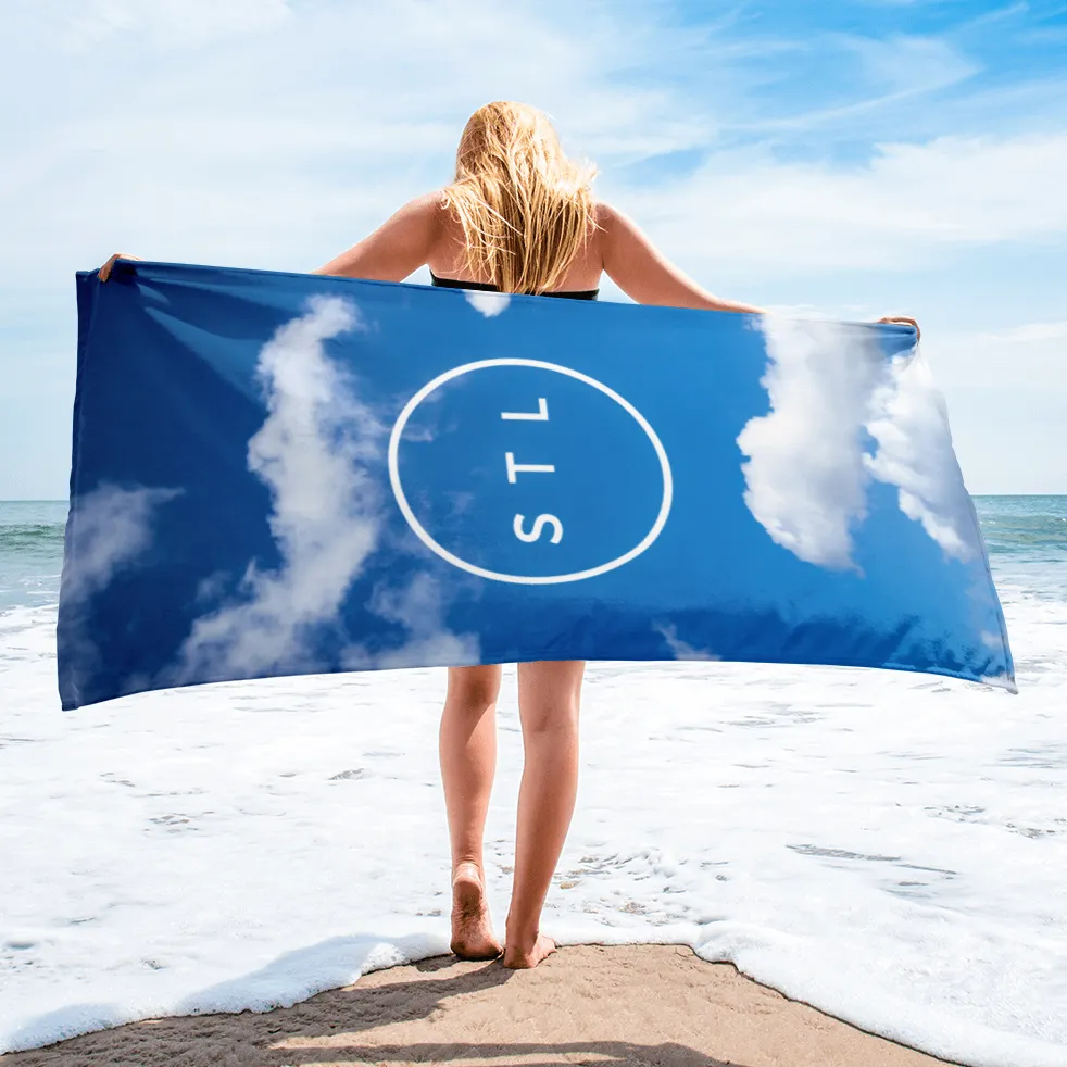 City Circle Sky Towel