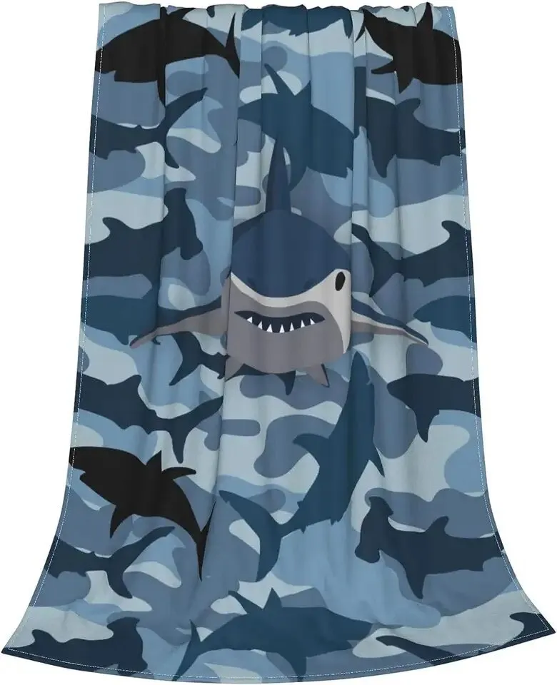 Comfy Sofa Blanket: Sharks