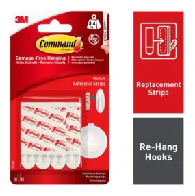 Command™ Medium Adhesive and Refill Strips 17021