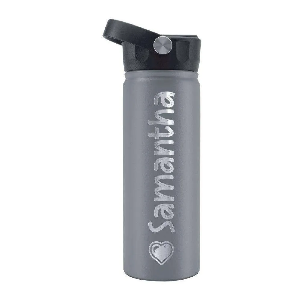 Custom Water Bottle for Children with Icon and Font