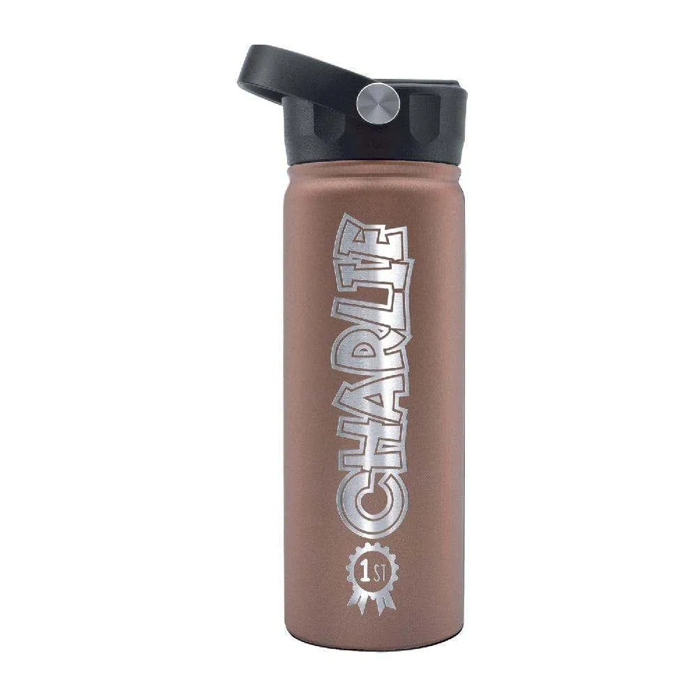 Custom Water Bottle for Children with Icon and Font