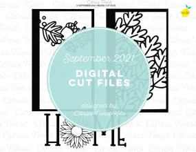 Digital Cut file - HOME AT FALL- September 2021