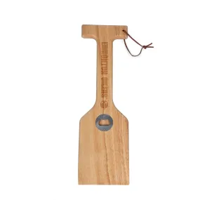 Edmonton Oilers - Hardwood BBQ Grill Scraper with Bottle Opener