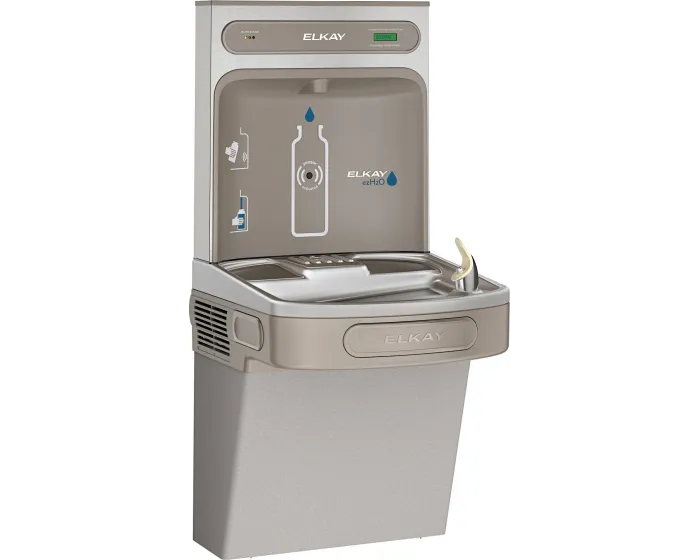 Elkay LZS8WSLK EZH2O Bottle Filling Station with Single ADA Cooler, Filtered Refrigerated Light Gray