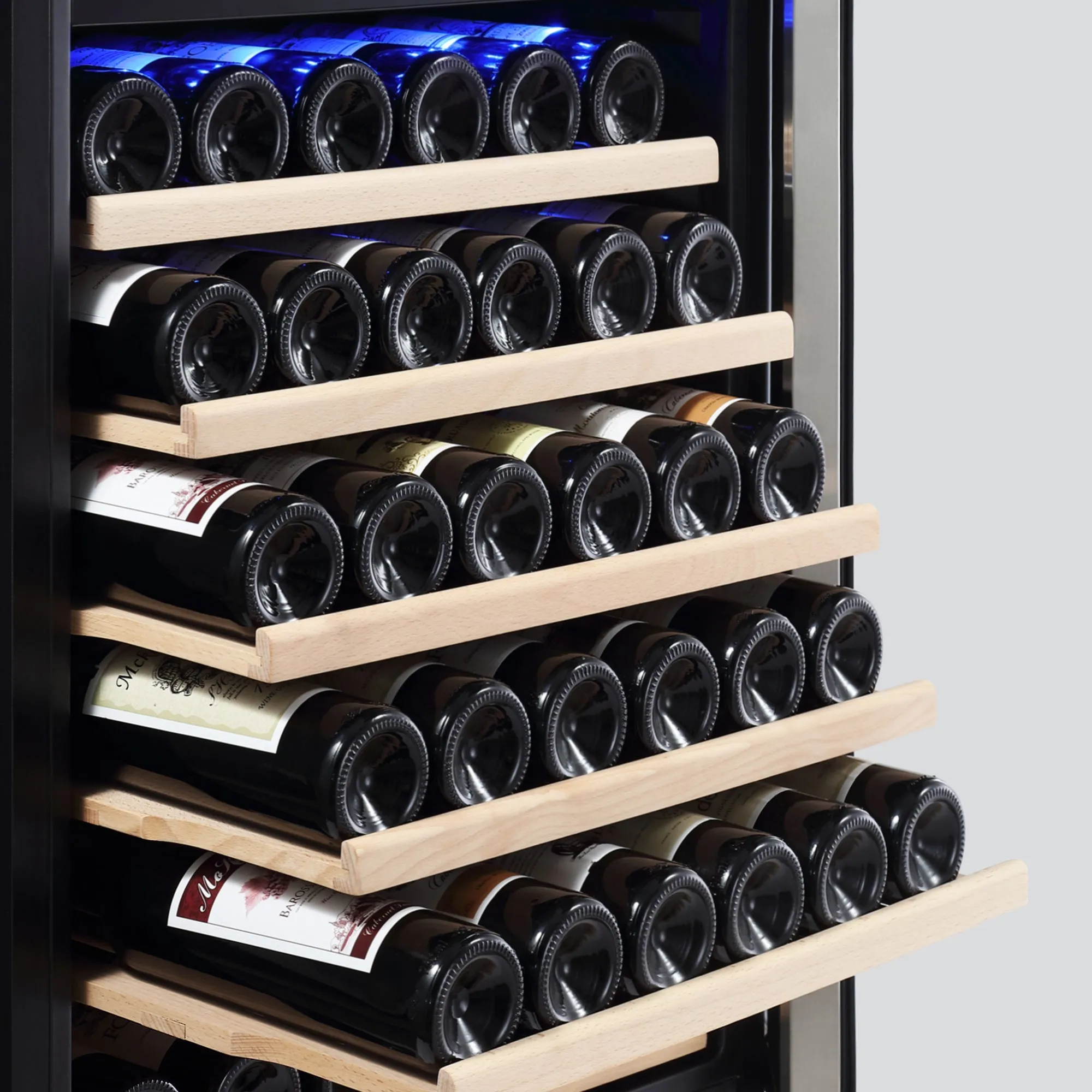 Empava WC06D 55" Tall Dual Zone 100 Bottle Wine Fridge