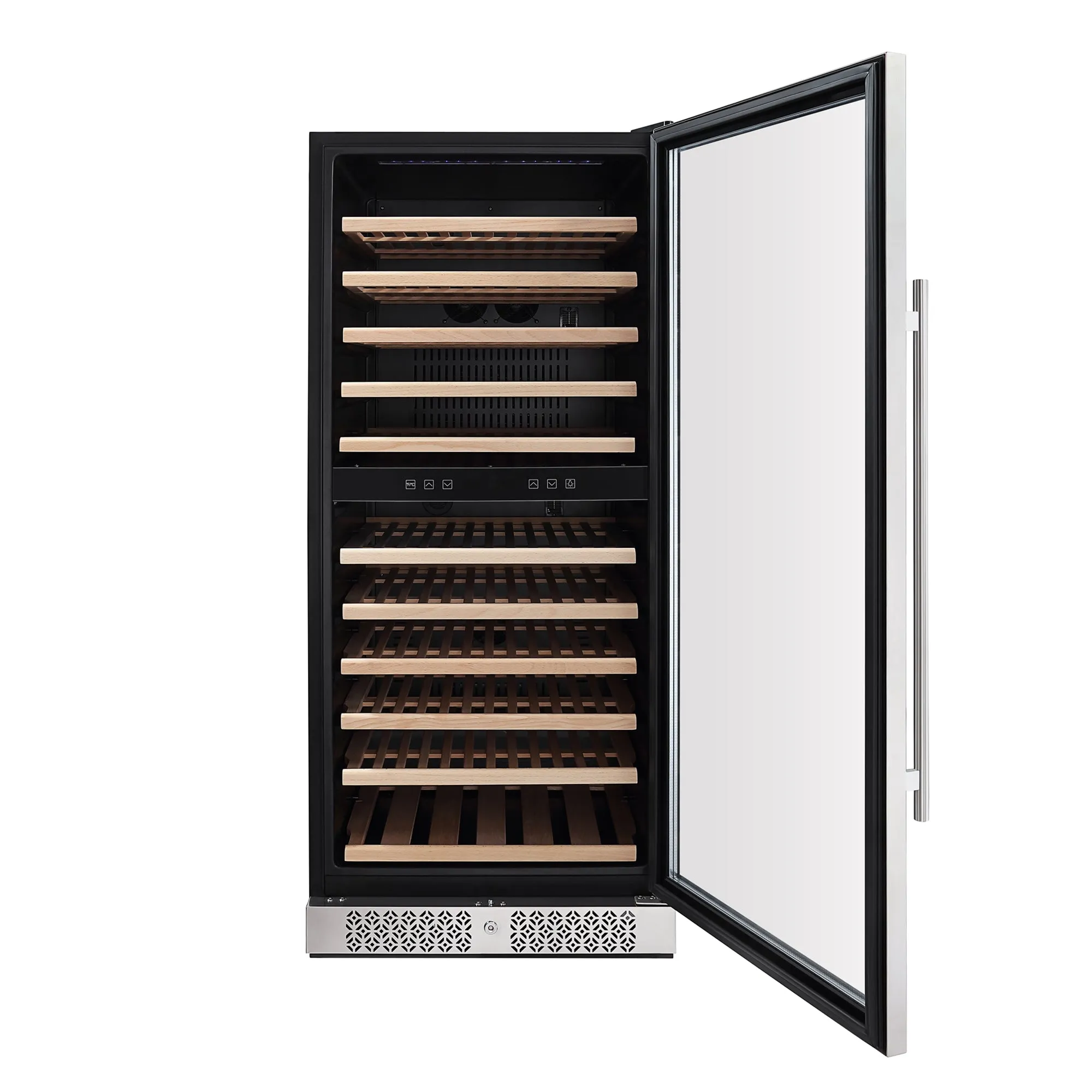 Empava WC06D 55" Tall Dual Zone 100 Bottle Wine Fridge