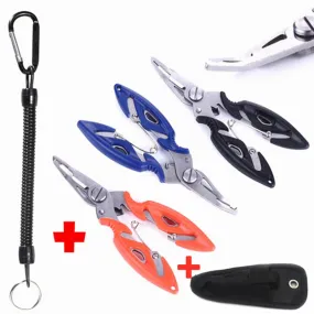 Fishing Pliers Fish Line Cutter Scissors Mini Fish Hook Remover Tool Multifunction Scissor With Lanyards Ropes Fishing Equipment