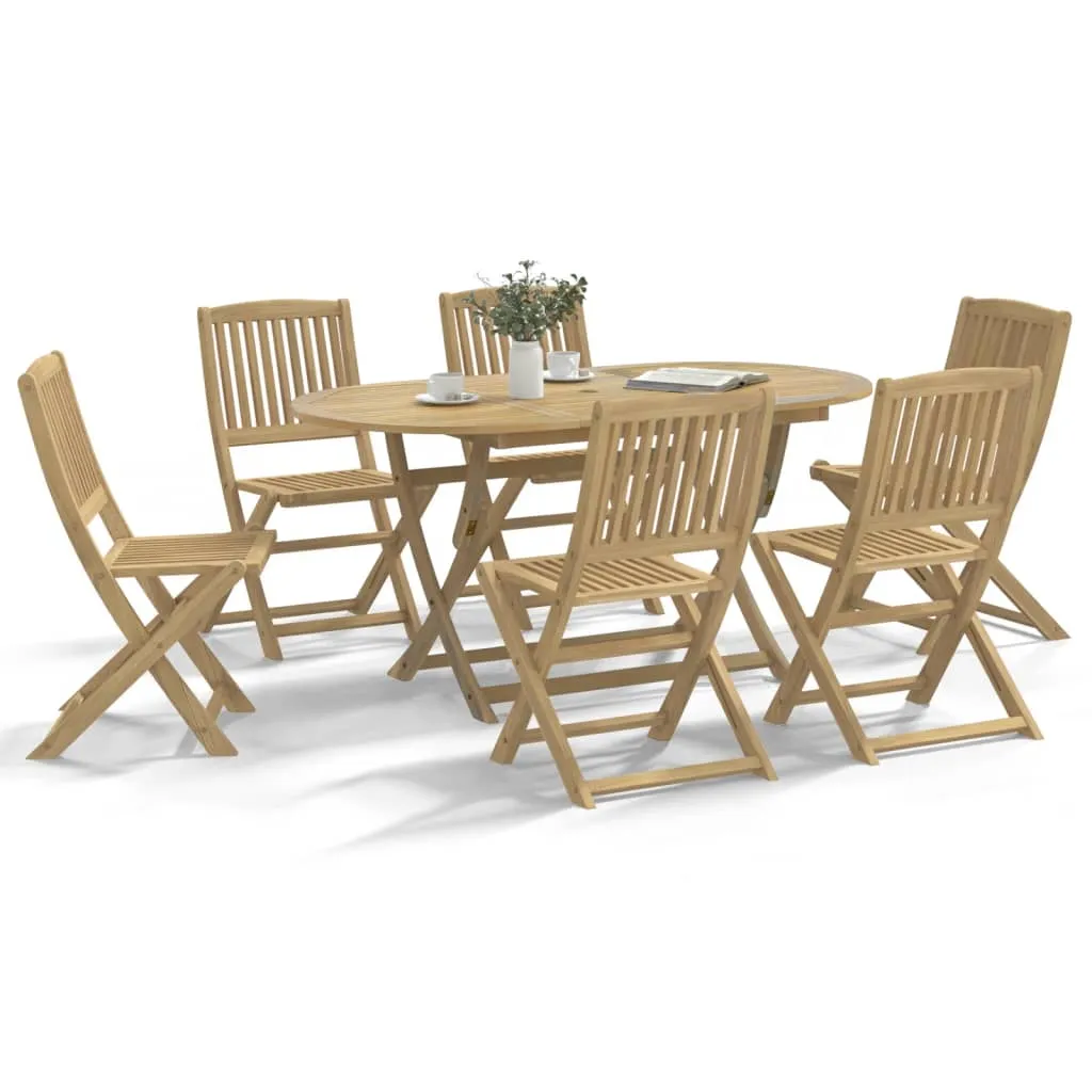 Folding Garden Chairs 6 pcs 48.5x57x90 cm Solid Wood Acacia