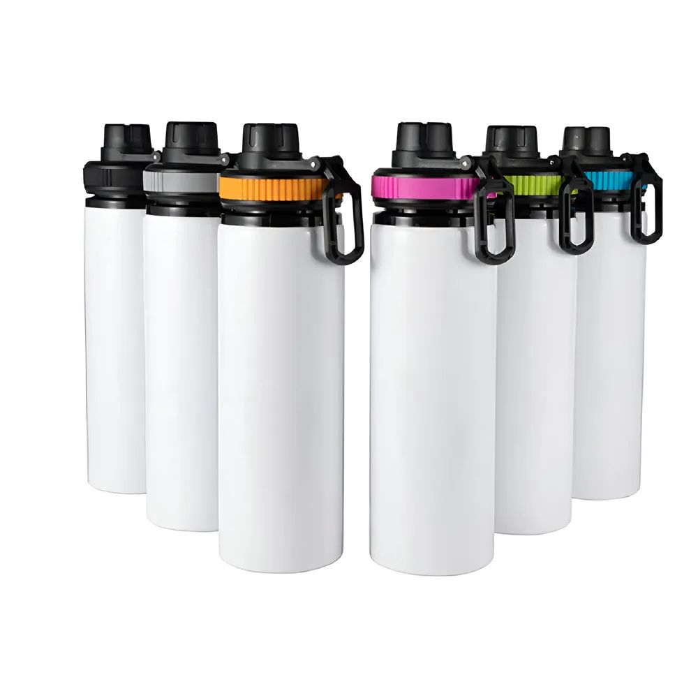 FULL CARTON - 50 x PROVENTURER Water Bottles - 850ml Flip Bottle - GREY