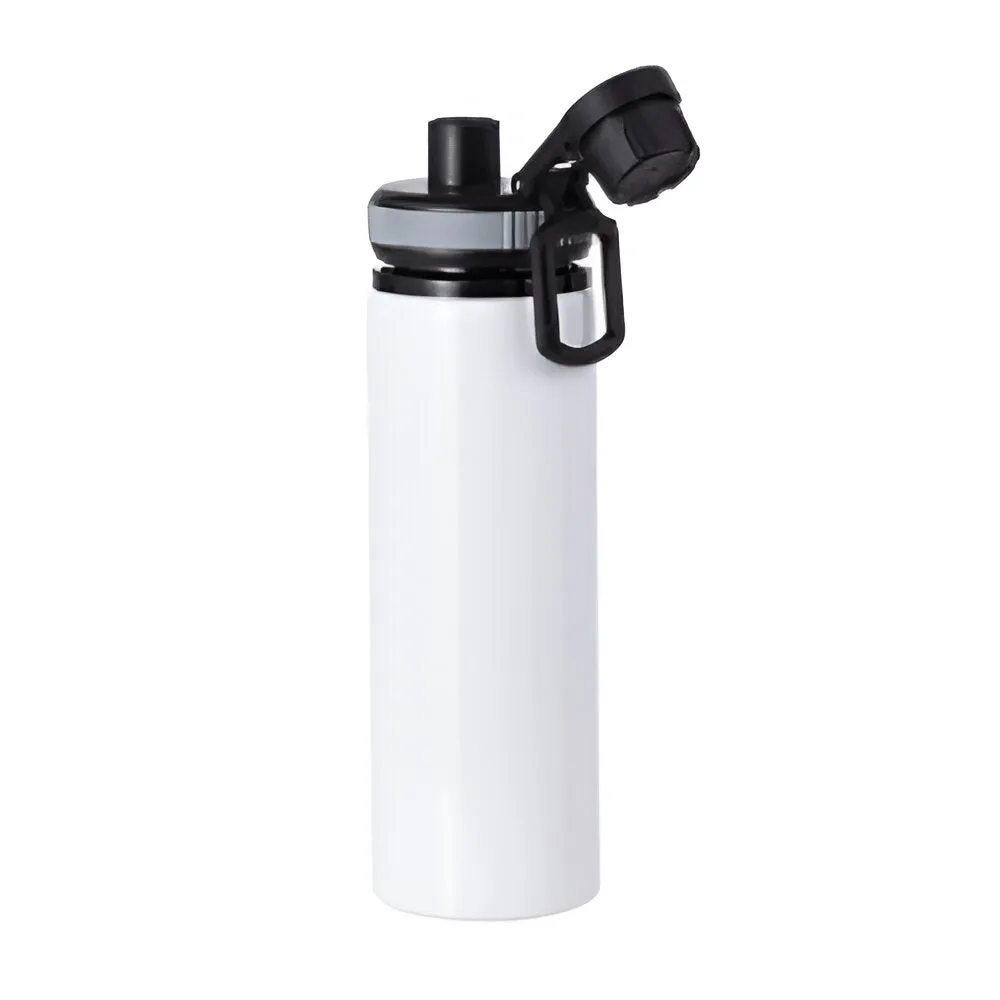 FULL CARTON - 50 x PROVENTURER Water Bottles - 850ml Flip Bottle - GREY